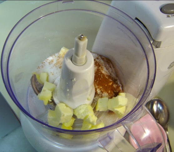 Apple Crostata - Process-Crumb-Topping
