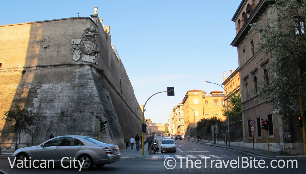 Walls Of The Vatican City State. Photo Credit: Pete Wallace