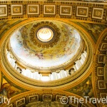 Beautifully painted gilded ceilings. Photo Credit: Pete Wallace