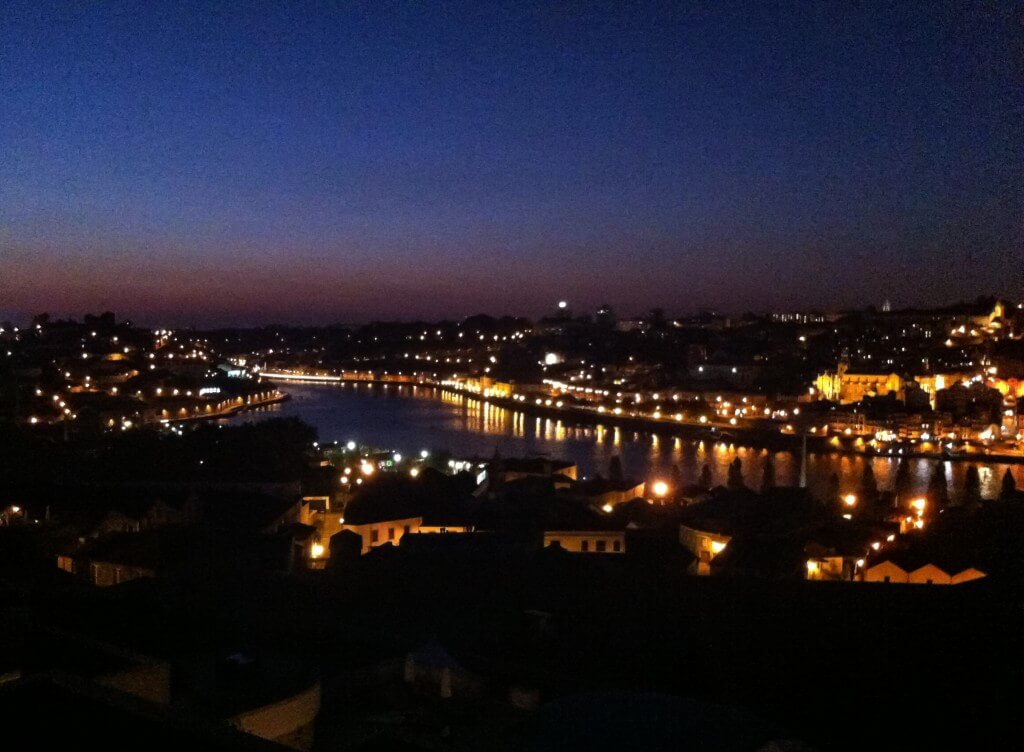 Sunset In Porto. Credit: Peter Wallace