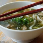 Spicy Chicken and Rice Noodle Soup-7