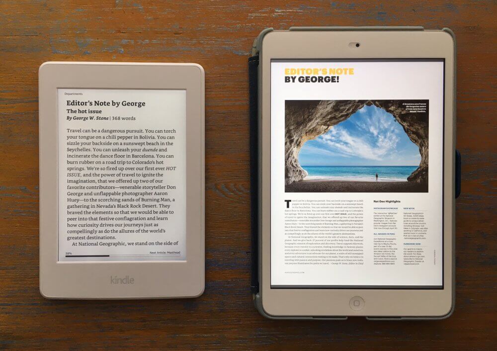 Kindle vs iPad - Best Tablets For Travel