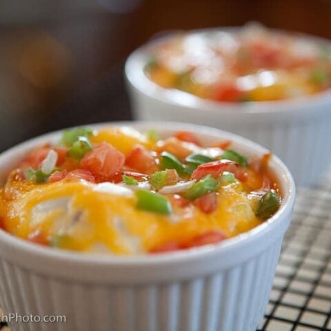 Keto Salsa Egg Bake (Mini Egg Casseroles)