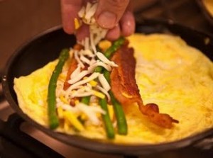 stuffing omelet