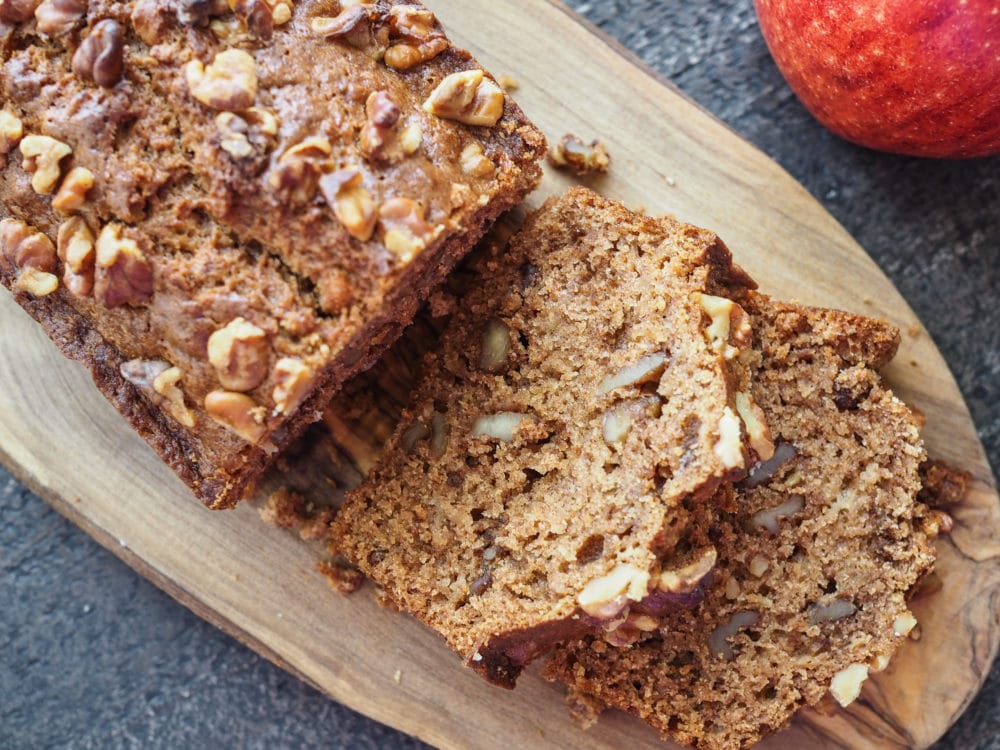 Spiced Apple Bread With Walnuts