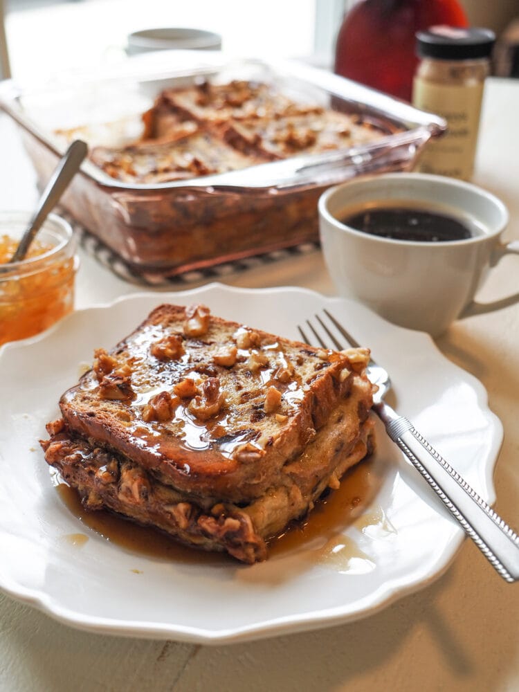 Baked Cinnamon French Toast - TheTravelBite.com