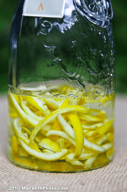 Homemade Limoncello