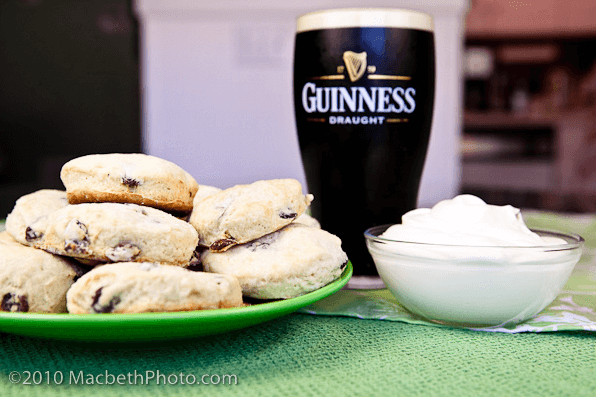 March Food Holidays: Photo of Guinness with Irish Scones