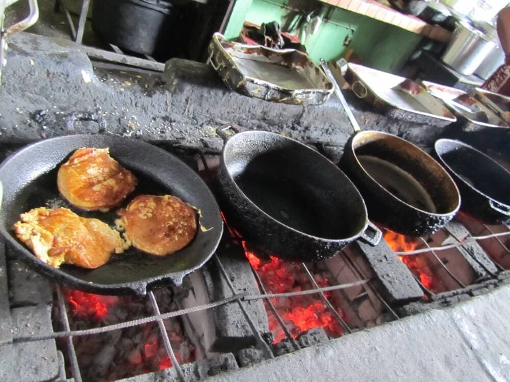 pan fried cakes at the pavilion in curacao