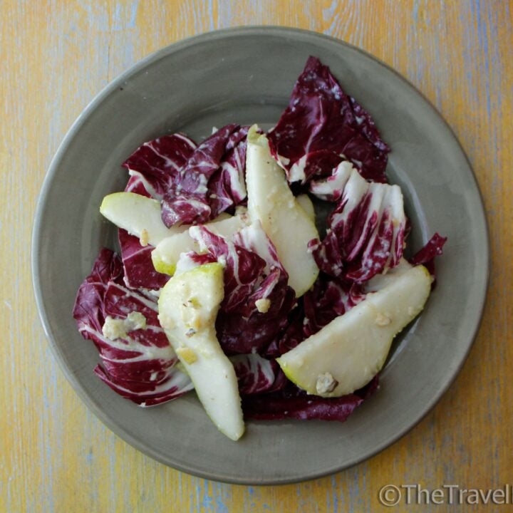 Pear Salad with Radicchio