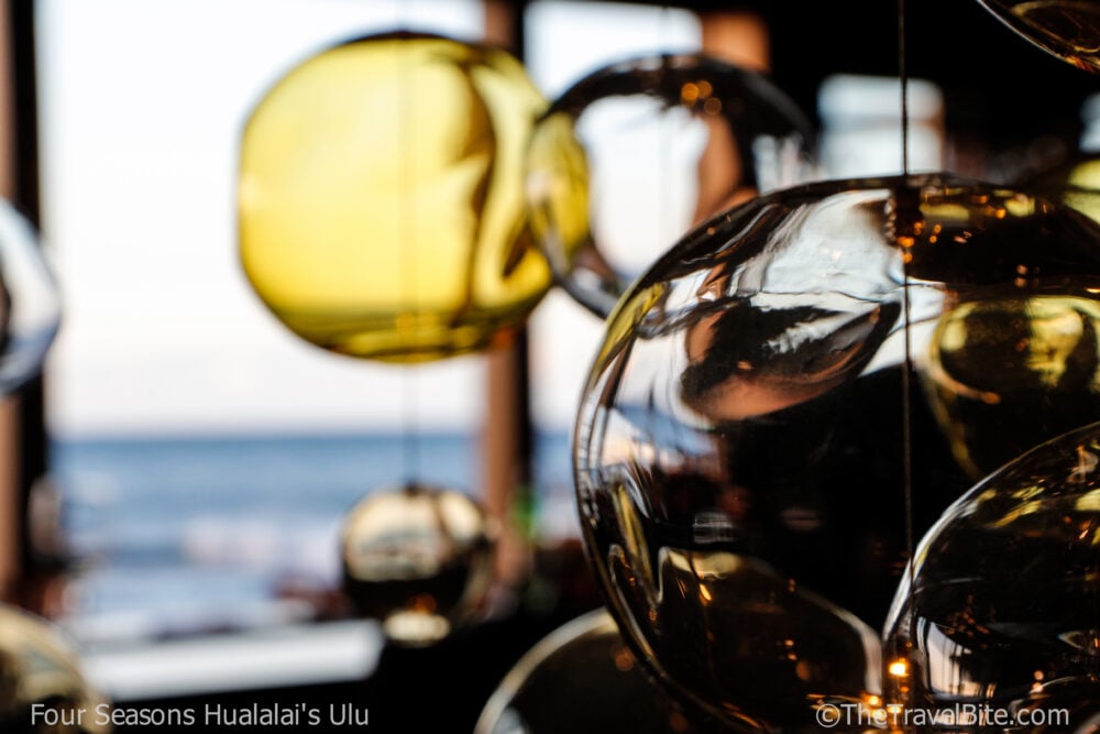 bubble decor at Ulu