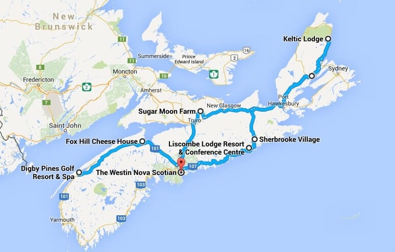 road trip in nova scotia