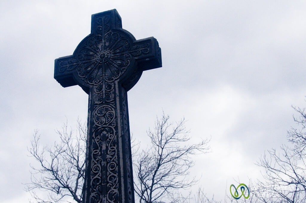 Celtic Cross at Edinburgh Castle - Scotland