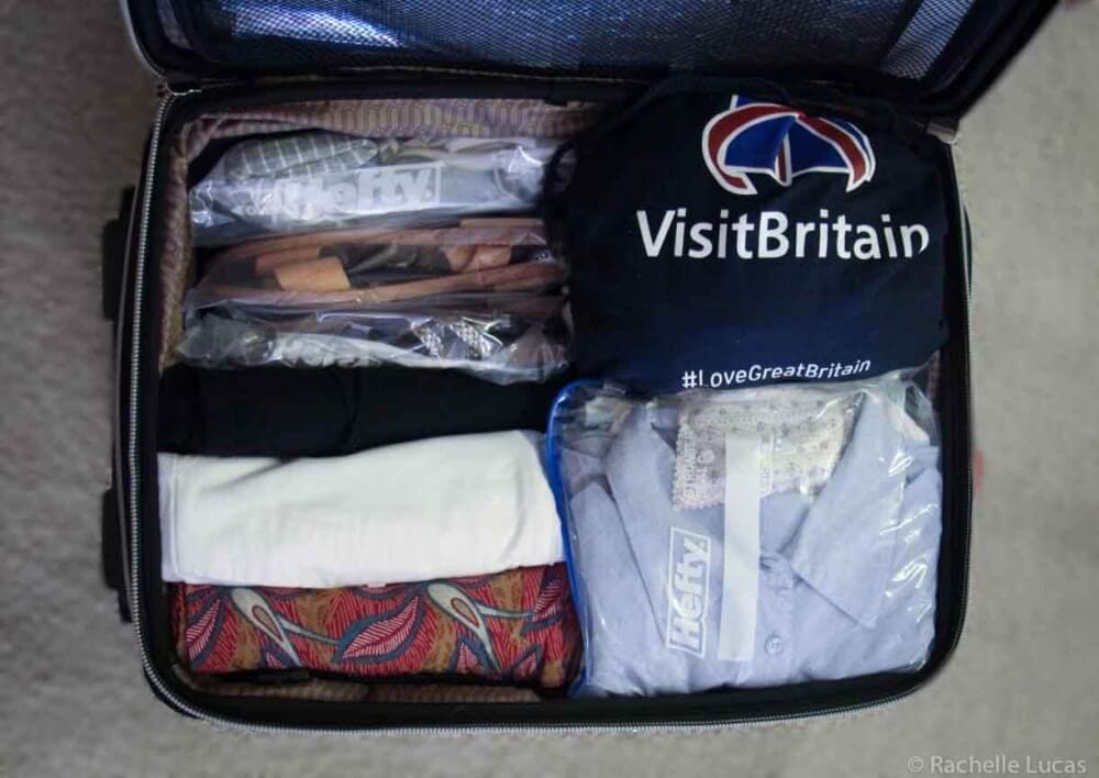 Packing Suitcases with the Ziploc System