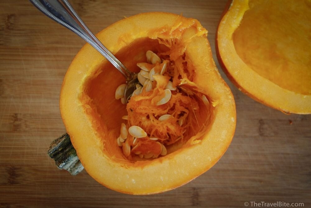 How To Peel And Dice Pumpkin - TheTravelBite.com