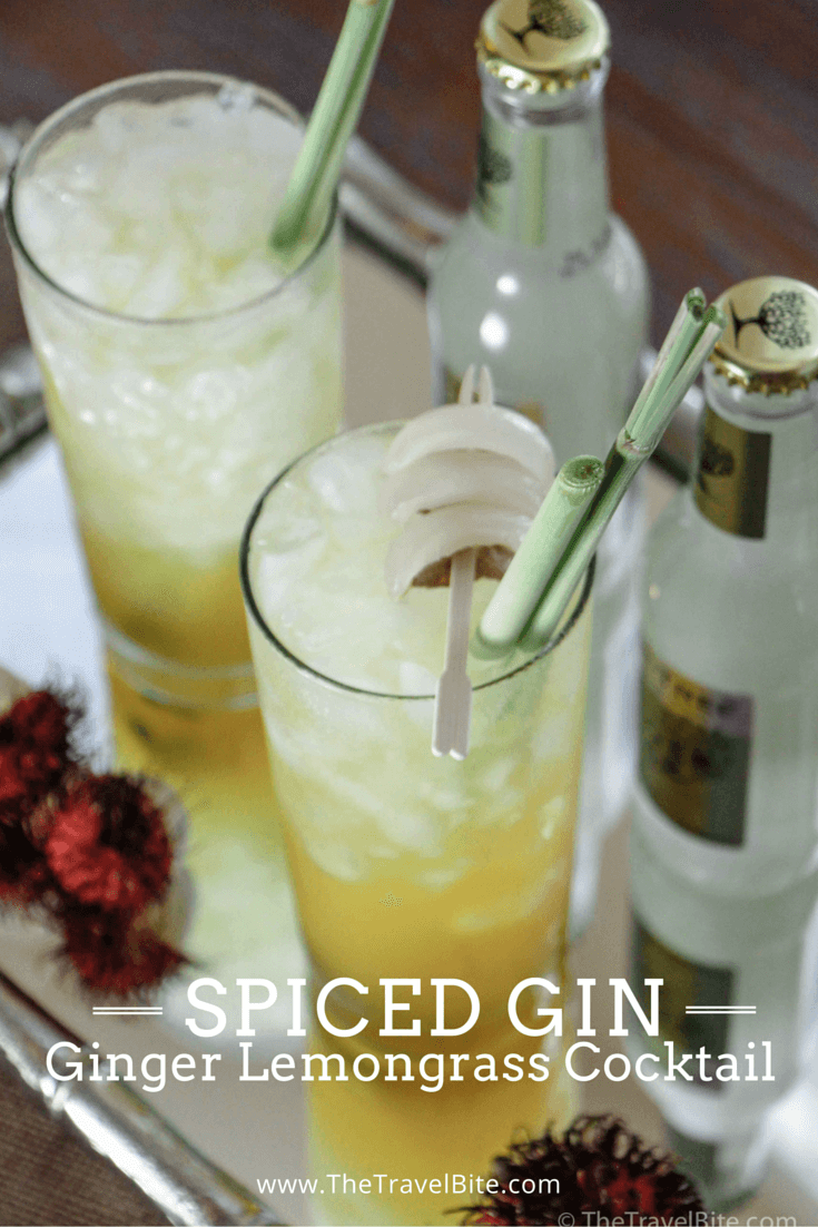 Spiced Gin - Ginger Lemongrass Cocktail