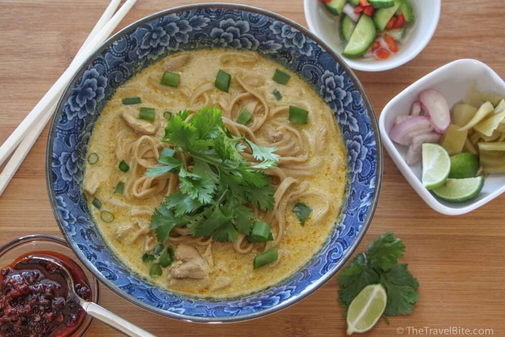 Thai Coconut Curry Noodle Bowls - Crock-Pot Khao Soi