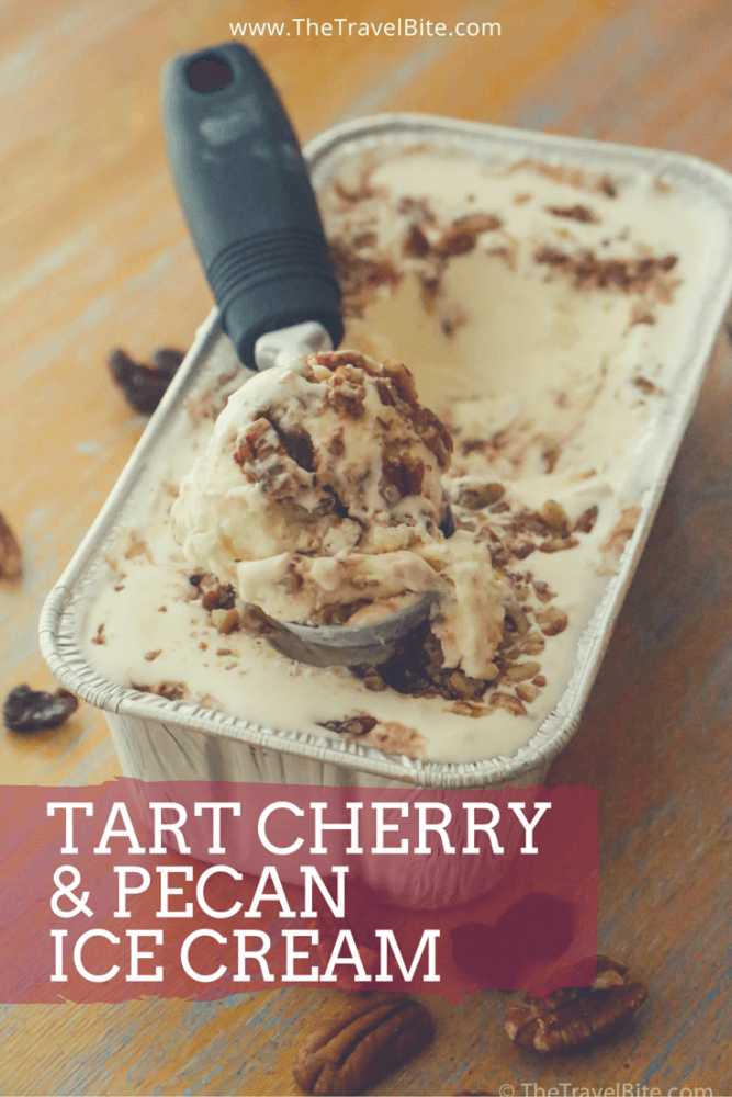 Tart Cherry Pecan Ice Cream