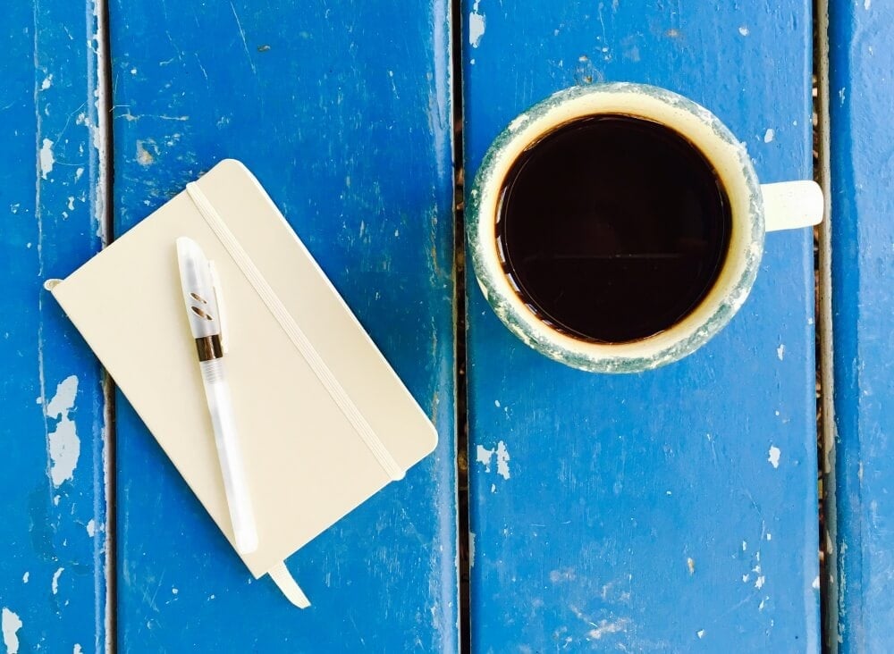 Digital Detox Notebook And Coffee