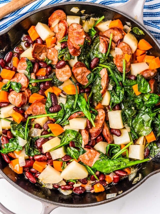 Easy Portuguese Sausage Skillet Recipe The Travel Bite