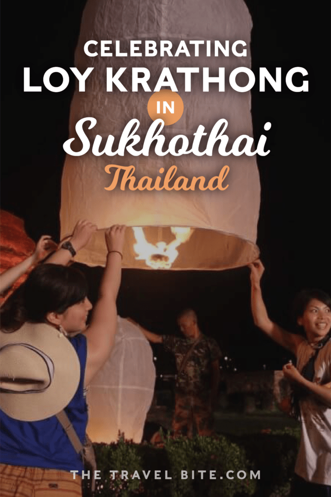 Loy Krathong Sukhothai Thailand