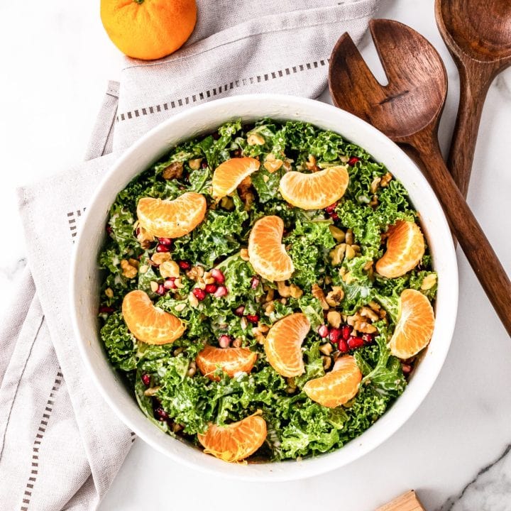 Kale Salad with Yogurt Dressing