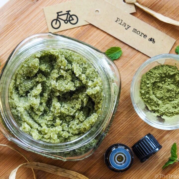 Green Tea Mint Sugar Scrub