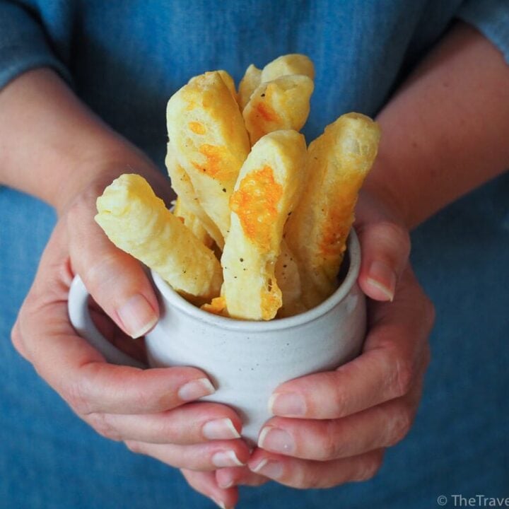 Irish Cheddar Puff Pastry Cheese Sticks