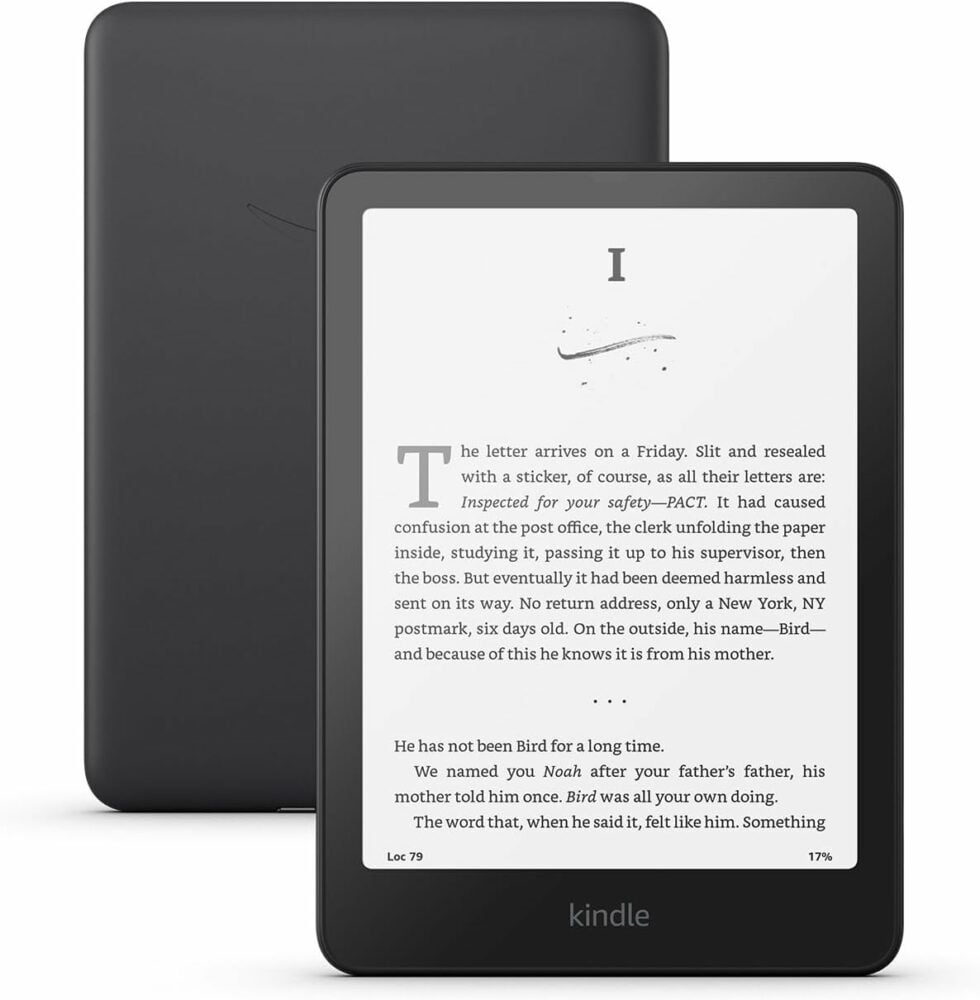 black kindle paperwhite eReader
