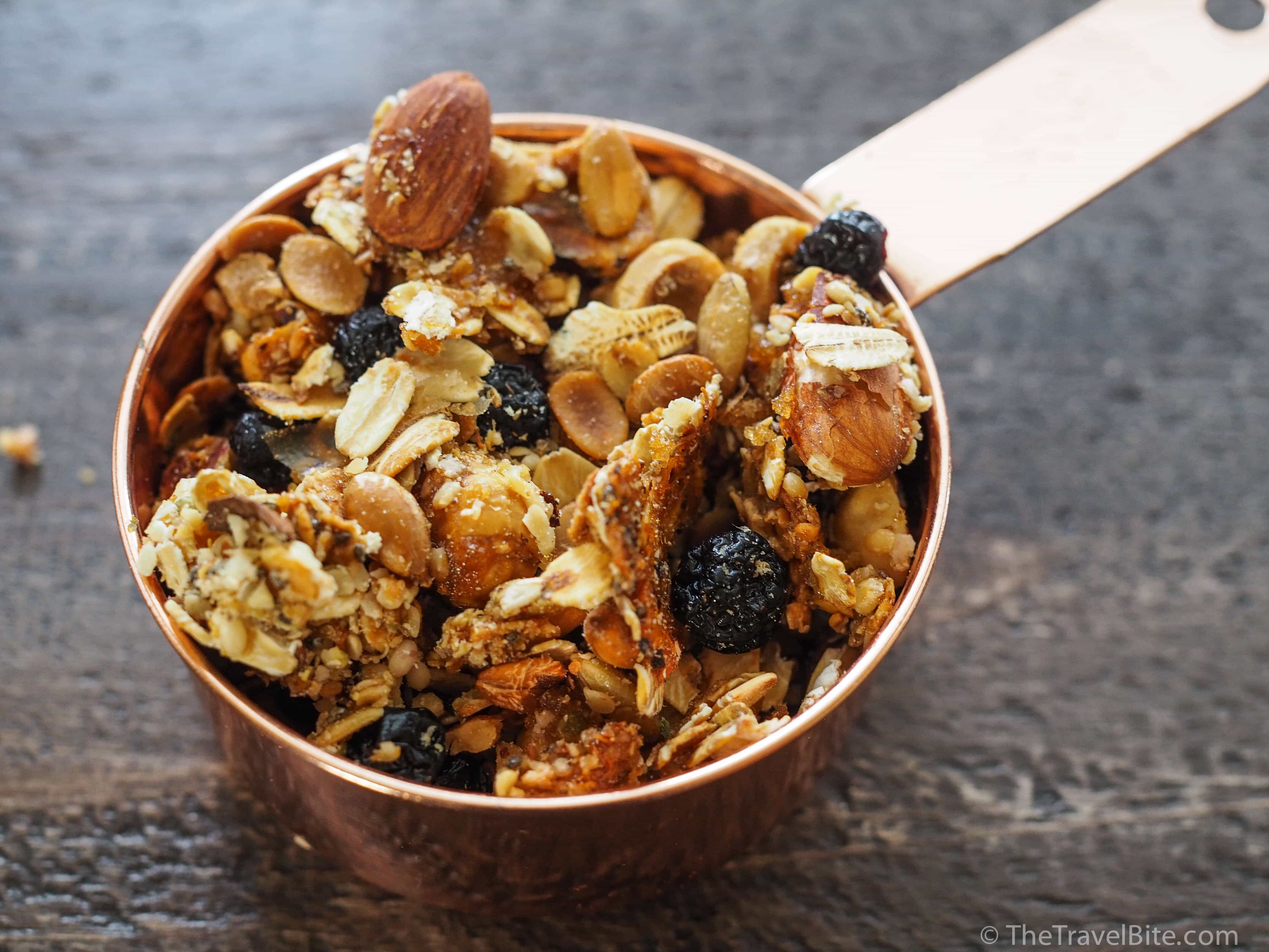 Homemade Granola With Blueberry & Hazelnuts