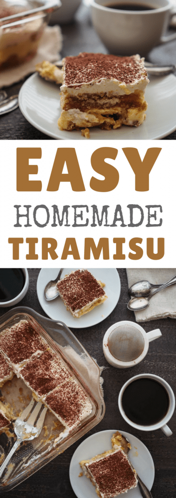 Tiramisu Recipe - This easy homemade tiramisu recipe is simple to make and quick to impress. 