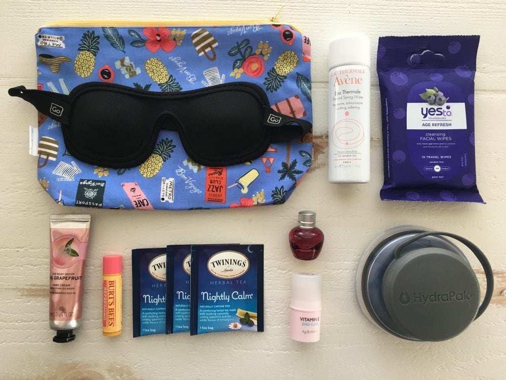 packing a carry on travel comfort kit