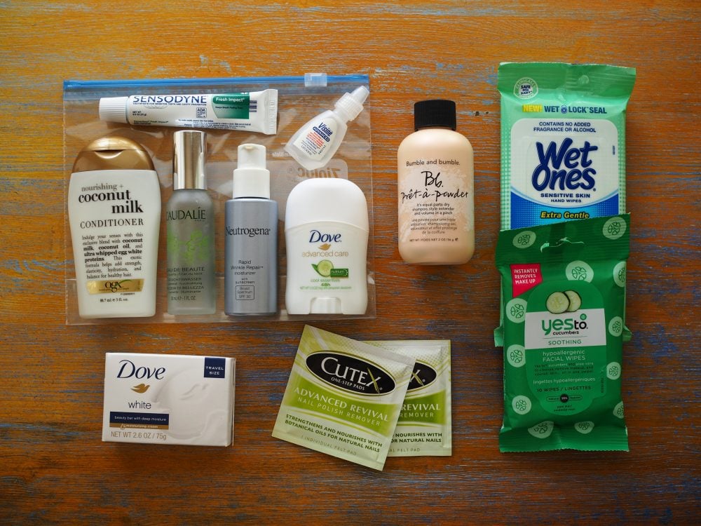 Packing Travel Makeup Kit Essentials TheTravelBite.com