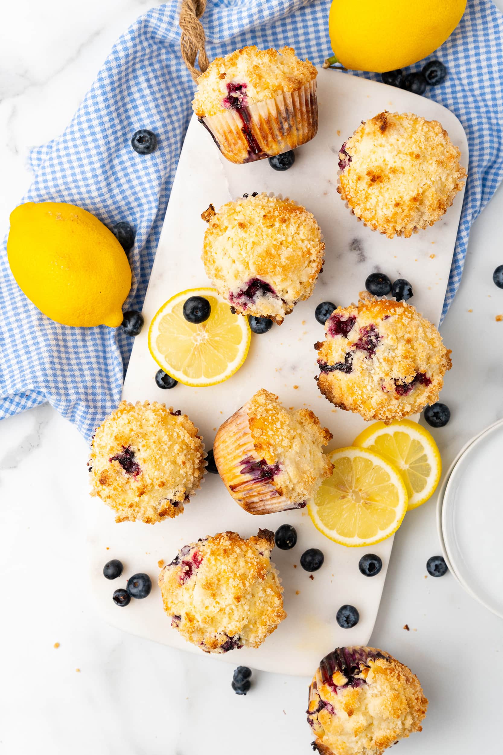 The BEST Lemon Blueberry Muffins – The Travel Bite