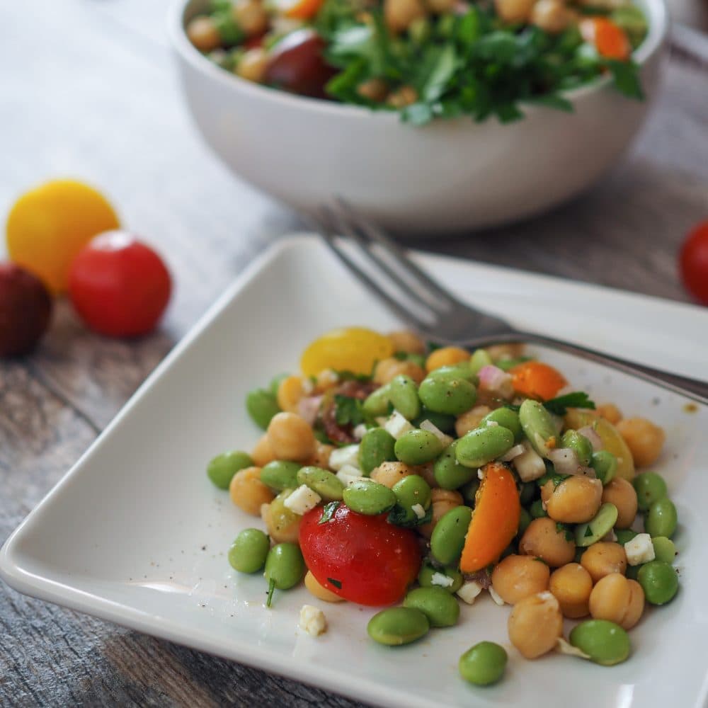 Edamame & Chickpea Salad