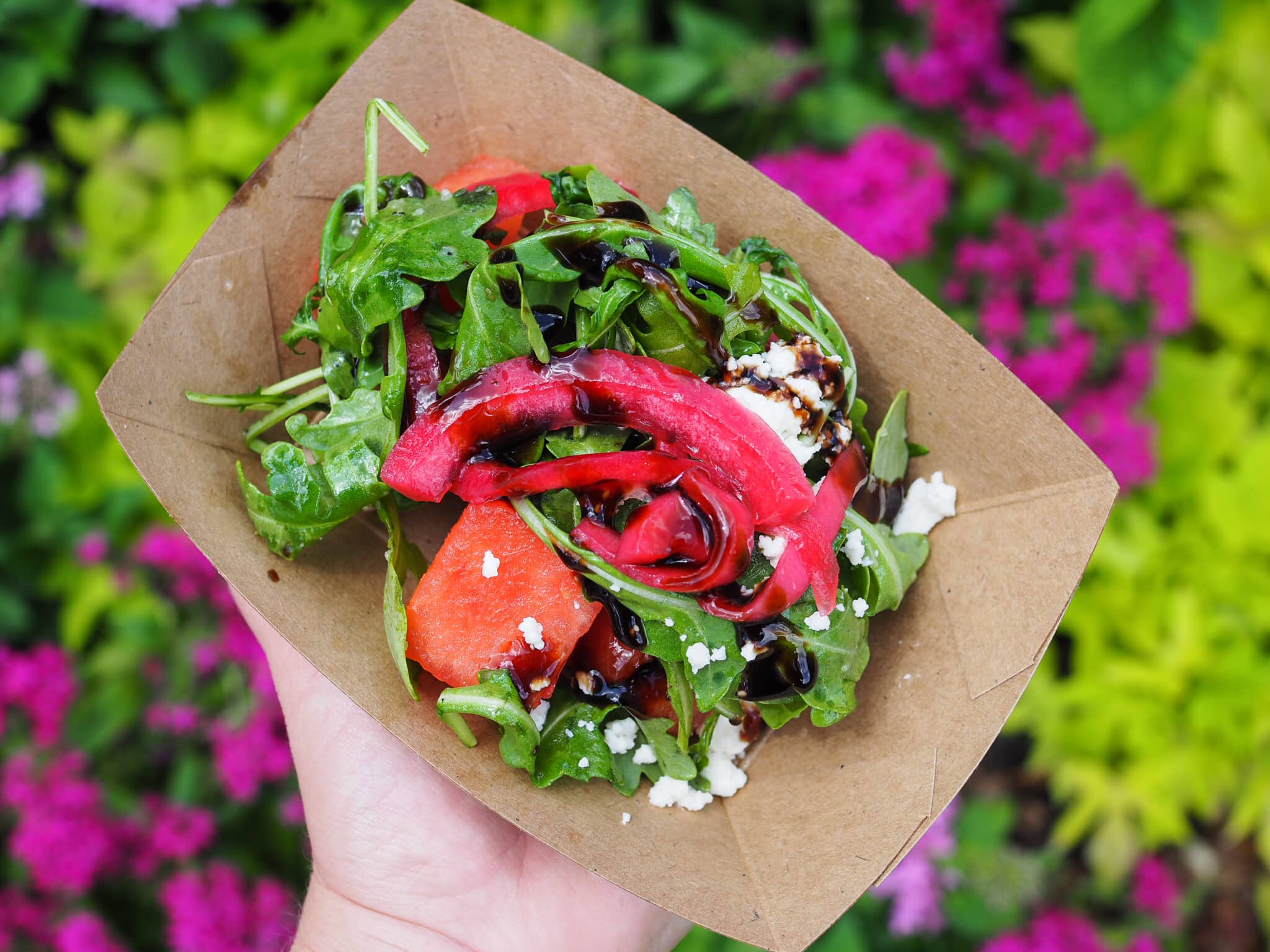 Watermelon Salad with feta and Yellowstone National Park