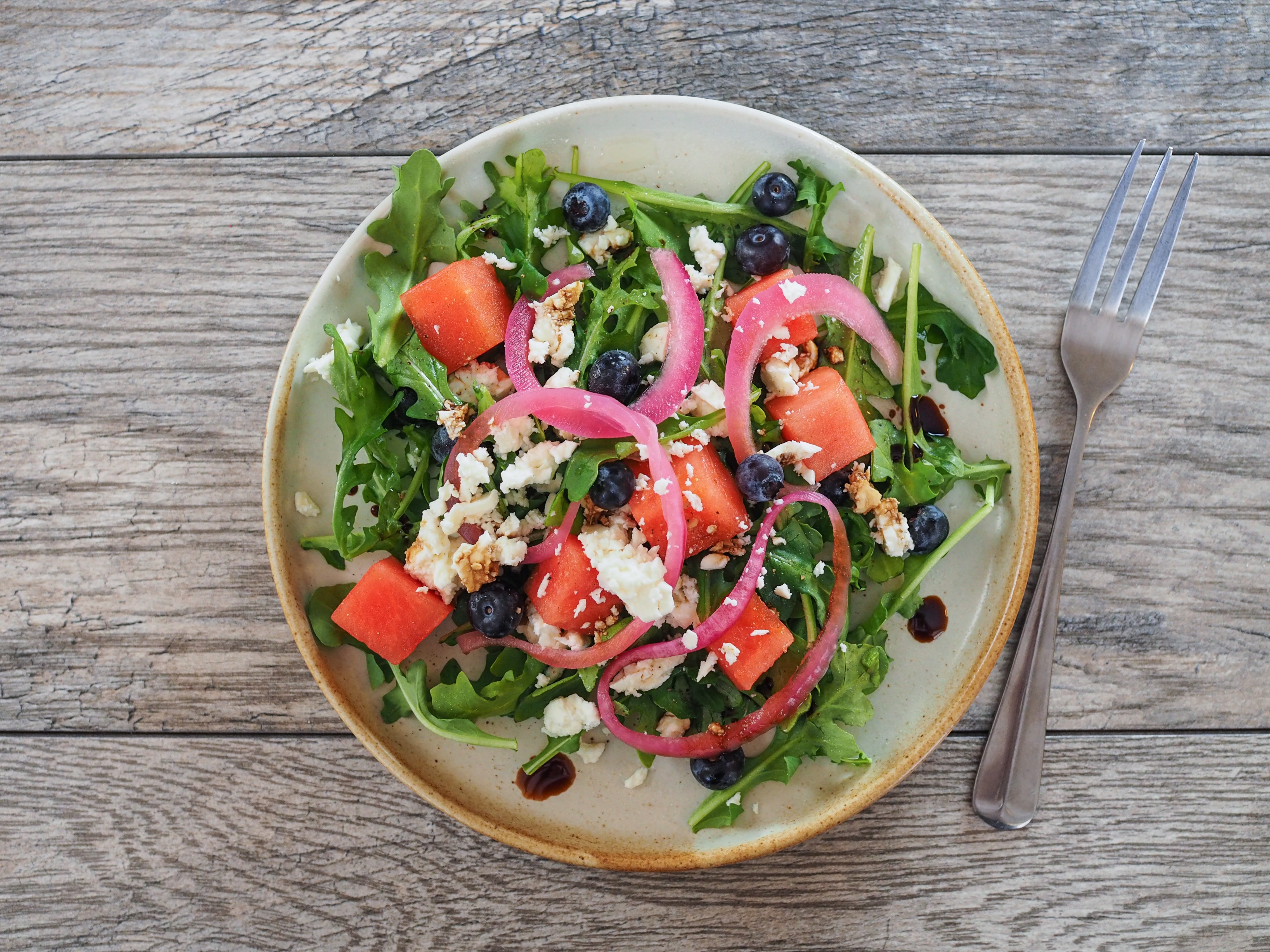 Watermelon Salad with feta and Yellowstone National Park