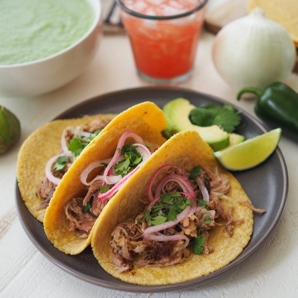 Pork Carnitas - Mexican Style Pulled Pork Tacos