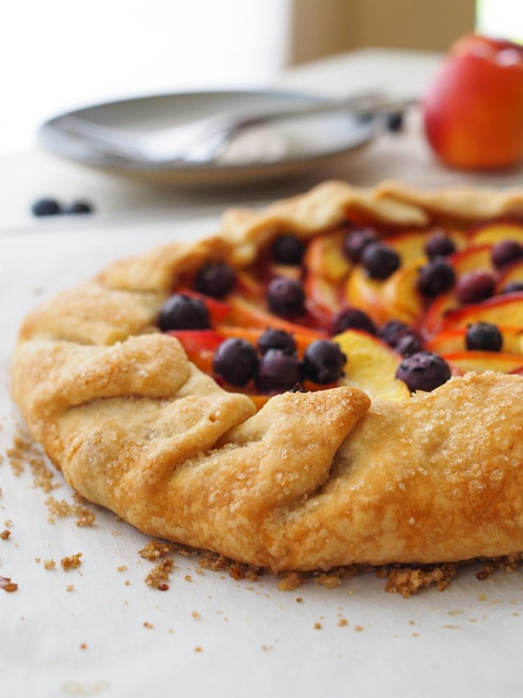 Blueberry Peach Galette