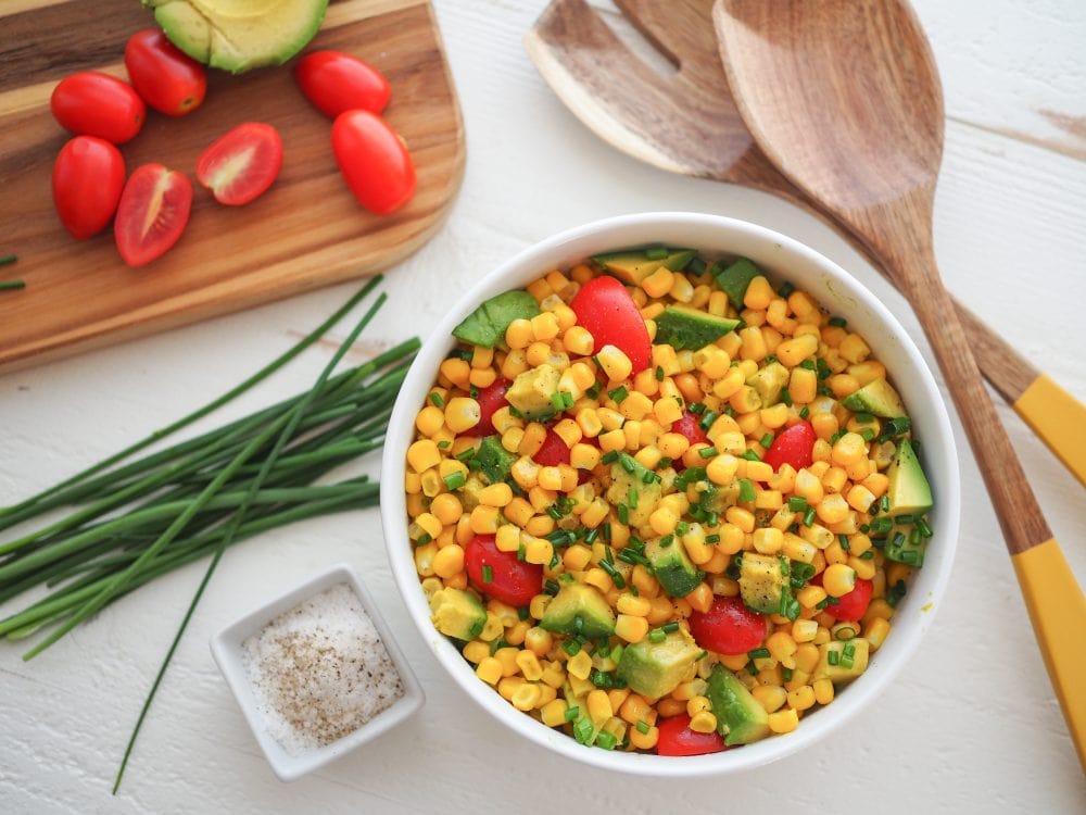 Corn Avocado Salad - The Travel Bite