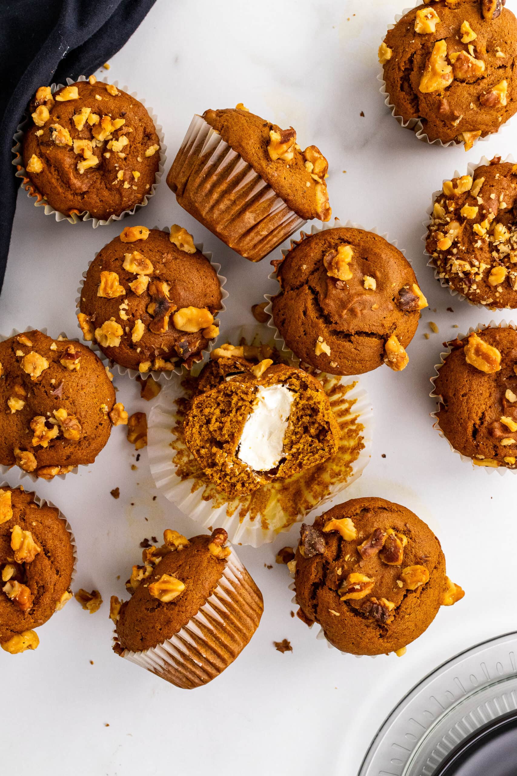 Pumpkin Cream Cheese Muffins - The Travel Bite