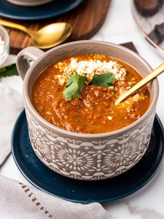 Spicy Tomato Soup Recipe The Travel Bite