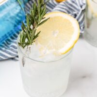 Lemon Rosemary Gin Fizz