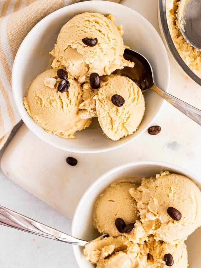 Homemade Coffee Gelato