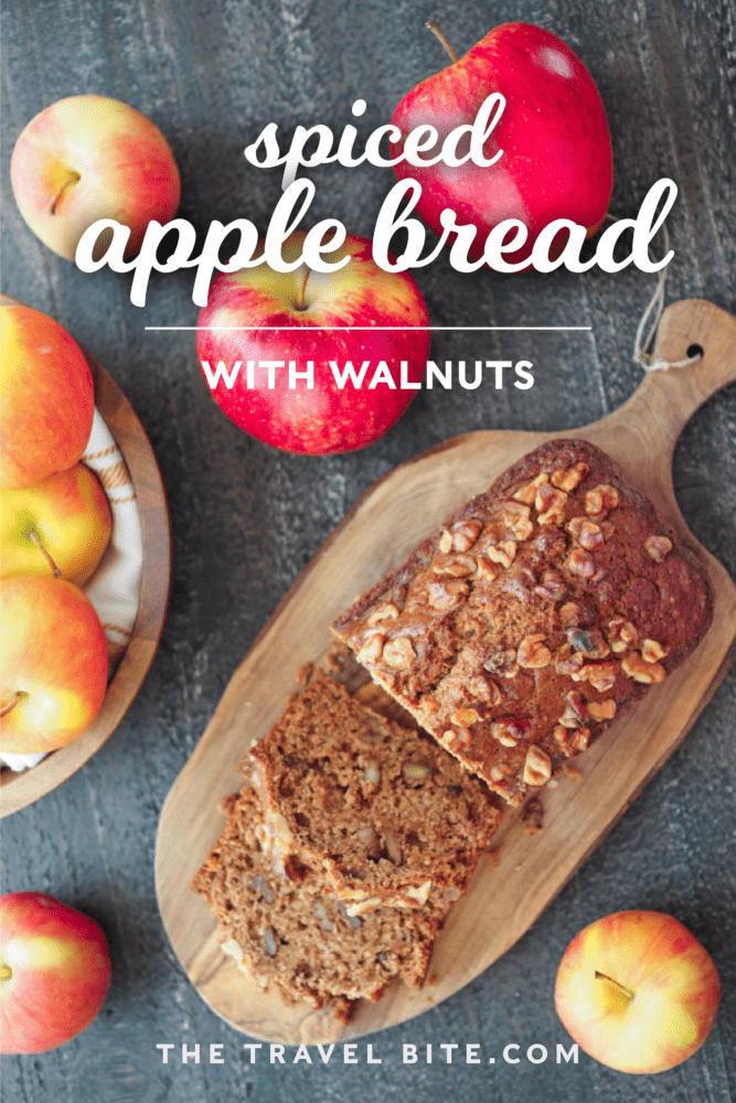 Apple Bread Pin for Pinterest - TheTravelBite.com