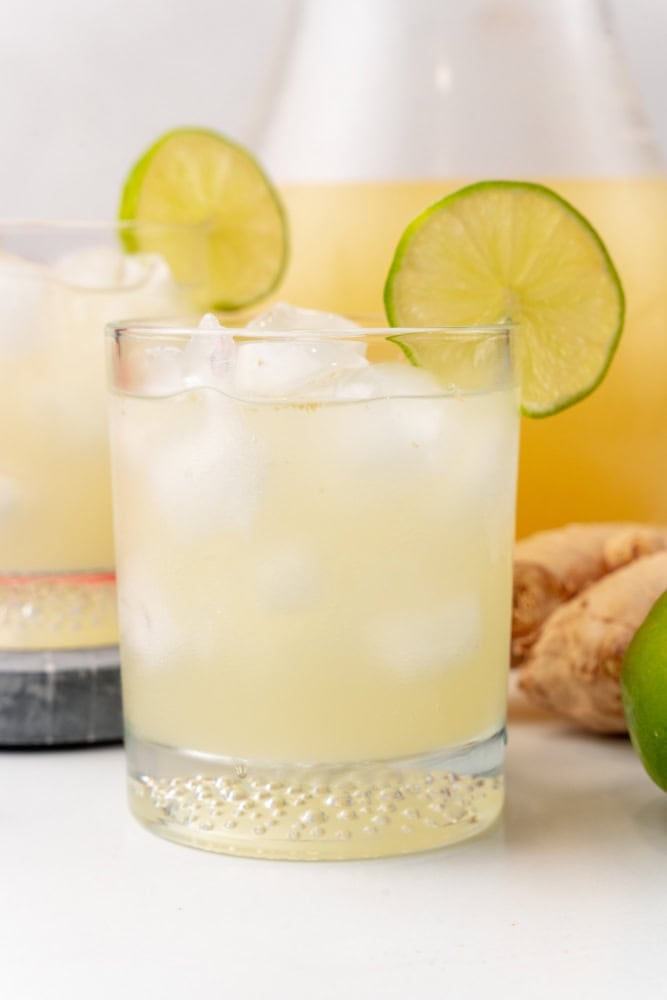 Limeade - A Refreshing Tonic Of Ginger, Honey and Lime