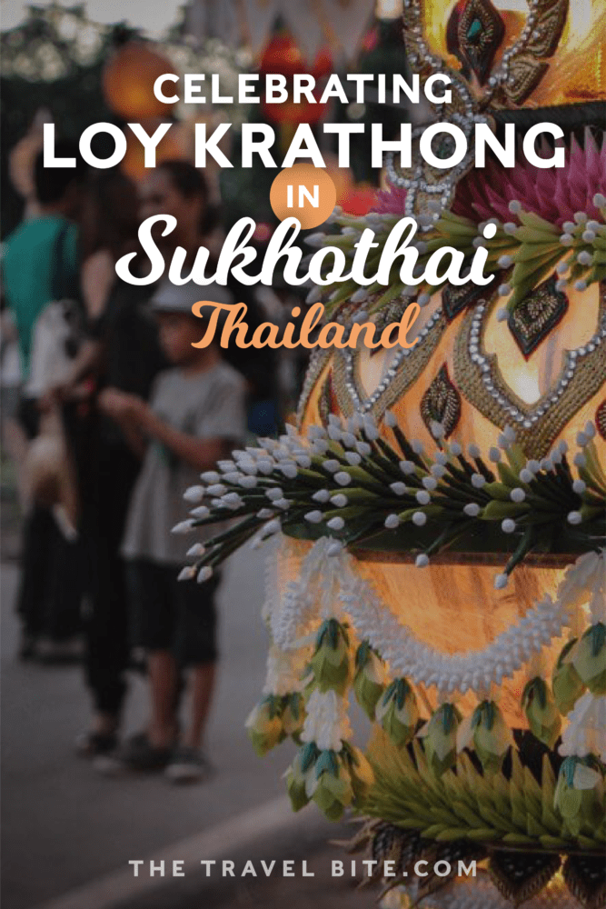 Loy Krathong Sukhothai Thailand