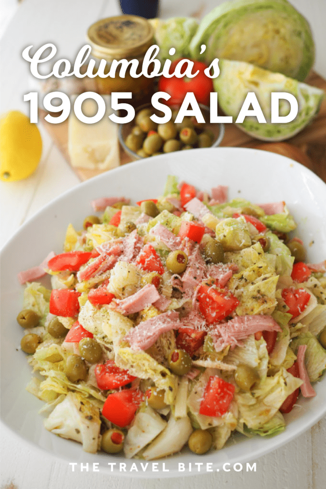 Pinterest Pin for Columbia's 1905 Salad