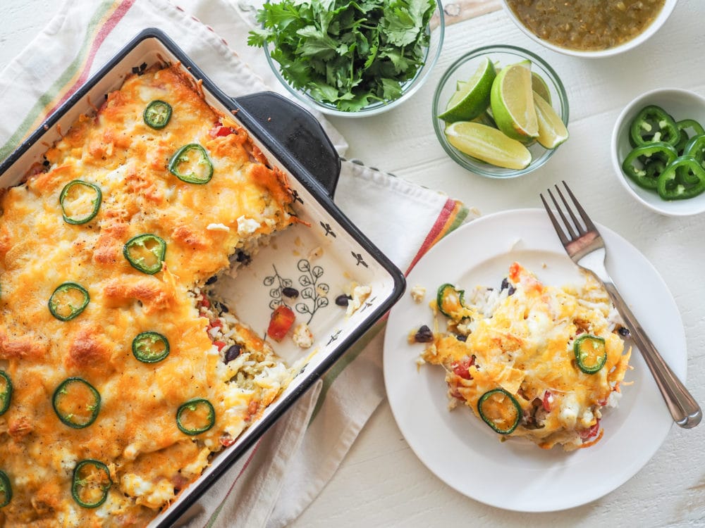 Chicken Enchilada Bake - TheTravelBite.com