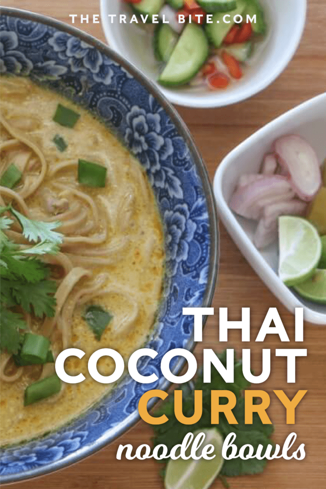 Thai Coconut Curry Noodle Bowl - Crock-Pot Khao Soi